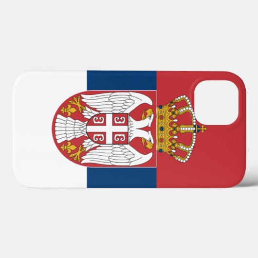 Serbisch Case-Mate iPhone Hülle (Rückseite (Horizontal))