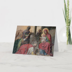 Serbisch-orthodoxe Ikonographie in der Kirche von  Karte