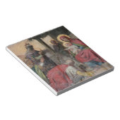 Serbisch-orthodoxe Ikonographie in der Kirche von Notizblock (angewinkelt)