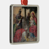 Serbisch-orthodoxe Ikonographie in der Kirche von Silbernes Ornament (Rechts)