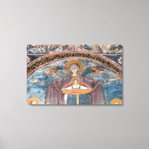 Serbisch-Orthodoxe Kirche und UNESCO-Standort, 2 Leinwanddruck