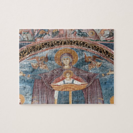 serbisch-orthodoxe Kirche und UNESCO-Standort, 2 Puzzle (Horizontal)