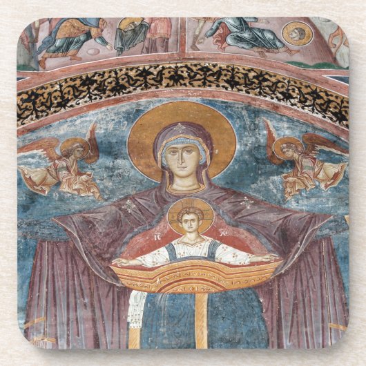 serbisch-orthodoxe Kirche und UNESCO-Standort, 2 Untersetzer (Vorderseite)