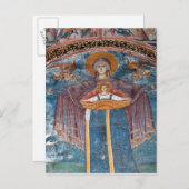 serbisch-orthodoxe Kirche und UNESCO-Standort, Postkarte (Vorne/Hinten)