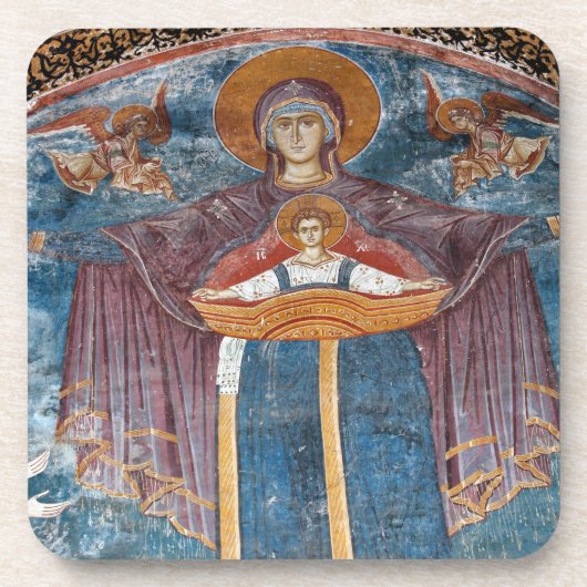 serbisch-orthodoxe Kirche und UNESCO-Standort, Untersetzer (Vorderseite)