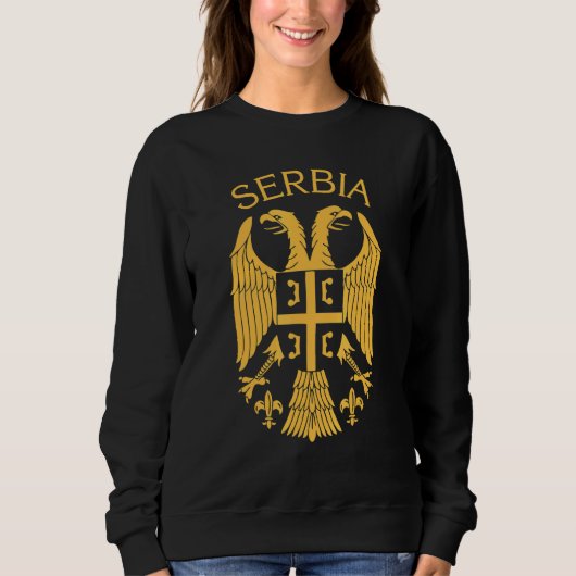 Serbische Adler Sweatshirt (Vorderseite)