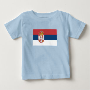 Serbische Flagge Baby T-shirt