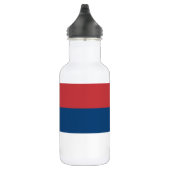 Serbische Flagge Edelstahlflasche (Rechts)
