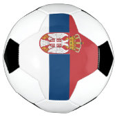 Serbische Flagge Fußball (Gedreht)