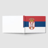 Serbische Flagge Gästebuch (Voll)