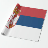 Serbische Flagge Geschenkpapier (Ungerollt)
