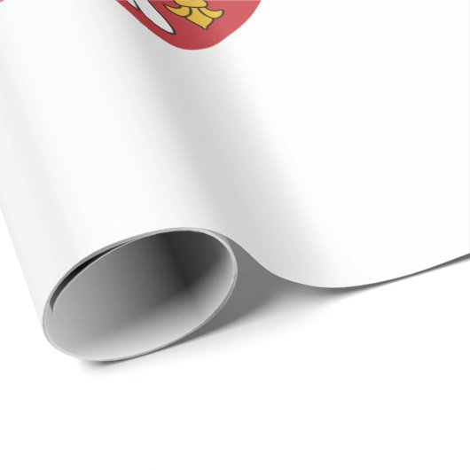 Serbische Flagge Geschenkpapier (Rolleneckpunkt)