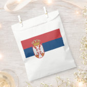 Serbische Flagge Geschenktütchen (Ausgeschnitten)