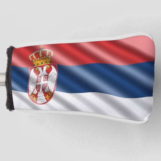 Serbische Flagge Golf Headcover (Vorderseite)