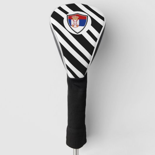 Serbische Flagge Golf Headcover (Vorderseite)