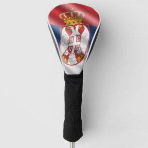 Serbische Flagge Golf Headcover