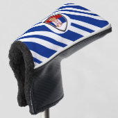 Serbische Flagge Golf Headcover (3/4 Vorderseite)