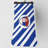 Serbische Flagge Golf Headcover (Rotieren 90)