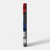 Serbische Flagge iPhone Hülle (Linke Seite)