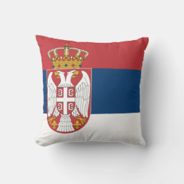 Serbische Flagge Kissen