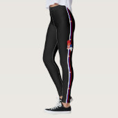 Serbische Flagge Leggings (Links)