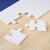 Serbische Flagge Puzzle (Seite)