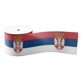 Serbische Flagge Ripsband (Spule)