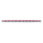 Serbische Flagge Satinband (Vorderseite)
