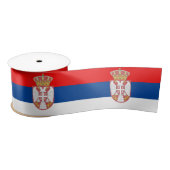 Serbische Flagge Satinband (Spule)