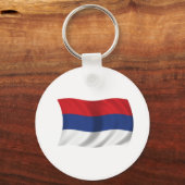 Serbische Flagge Schlüsselanhänger (Vorderseite)