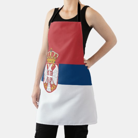 Serbische Flagge Schürze (InSitu)