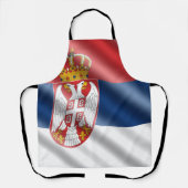 Serbische Flagge Schürze (Vorderseite)