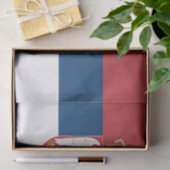 Serbische Flagge Seidenpapier (Geschenk)