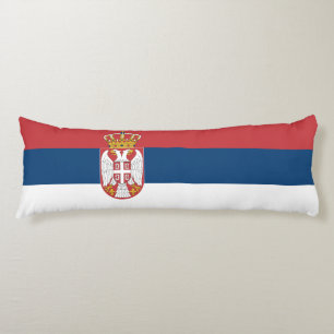 Serbische Flagge Seitenschläferkissen