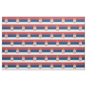 Serbische Flagge Stoff (Fat Quarter (45,7 x 55,9 cm))
