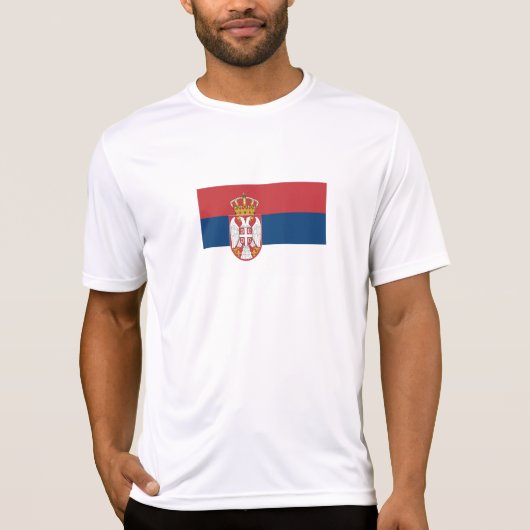 Serbische Flagge T-Shirt (Vorderseite)