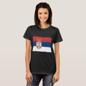 Serbische Flagge T-Shirt (Vorne ganz)