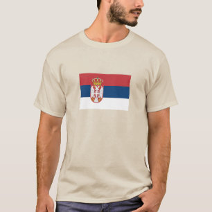Serbische Flagge T-Shirt