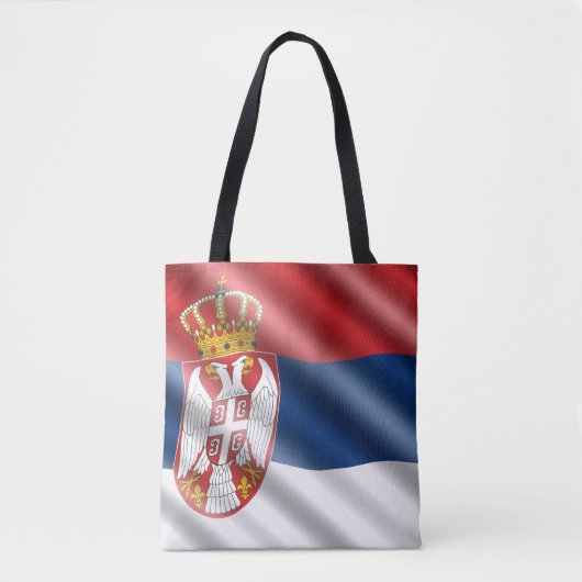 Serbische Flagge Tasche (Vorderseite)