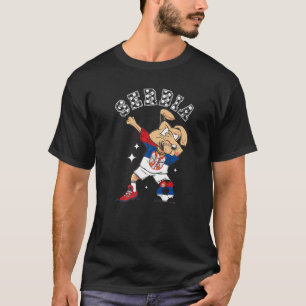 Serbische Fußballmannschaft Hund Serbische Flagge  T-Shirt