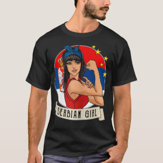 Serbische Girl-Geschenke T-Shirt