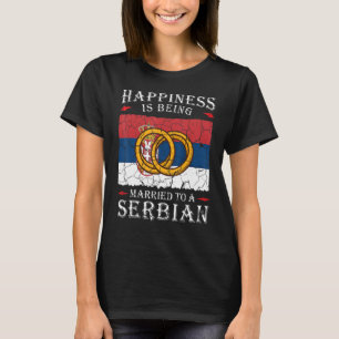 Serbische Hochzeitsrepublik Serbien - Flaggenstaat T-Shirt