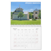 serbische Klöster Kalender (Mär 2027)