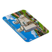 SERBISCHE KLOSTER - Kloster Mileševa 2 Magnet (Rechte Seite)
