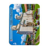SERBISCHE KLOSTER - Kloster Mileševa 2 Magnet (Vertikal)