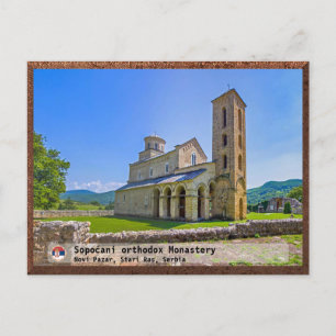 SERBISCHE KLÖSTER - Kloster Sopoćani 2 Postkarte