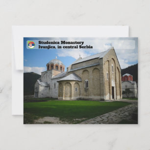 SERBISCHE KLOSTER - Kloster Studenica Postkarte