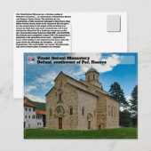 SERBISCHE KLÖSTER - Kloster Visoki Dečani Postkarte (Vorne/Hinten)
