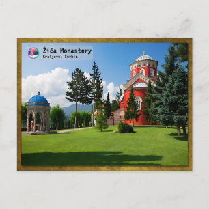 SERBISCHE KLÖSTER - Kloster Žiča 2 Postkarte