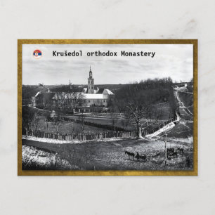 SERBISCHE KLÖSTER - Krušedol Kloster 2 Feiertagspostkarte